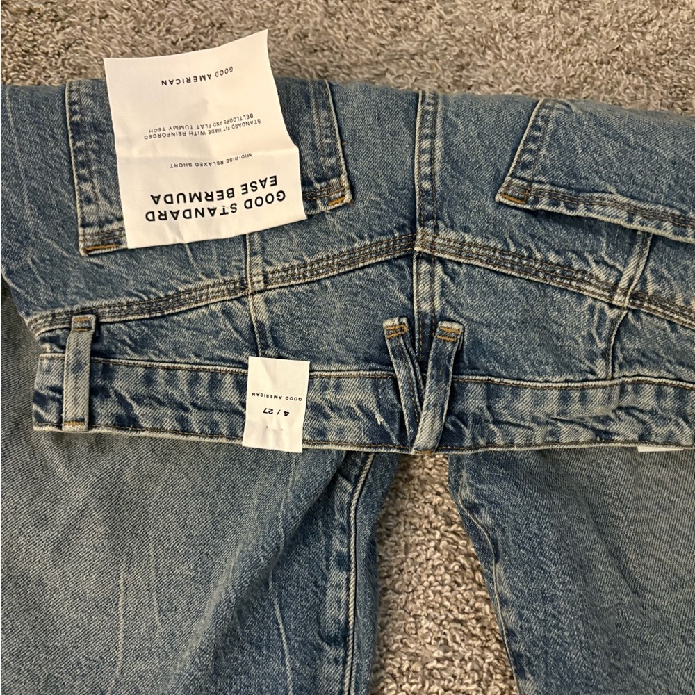 Good American Women's Light Blue Jean Shorts